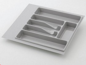 Вкладыш для кухонных принадлежностей, серый, Volpato 300 мм в Норильске - norilsk.katalogmebeli.com | фото 1