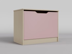 Ящик для игрушек Грэйси (Розовый/корпус Клен) в Норильске - norilsk.katalogmebeli.com | фото