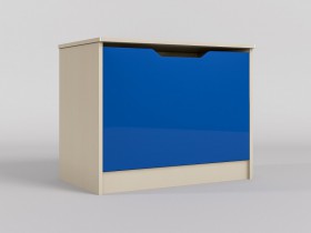 Ящик для игрушек Скай люкс (Синий/корпус Клен) в Норильске - norilsk.katalogmebeli.com | фото